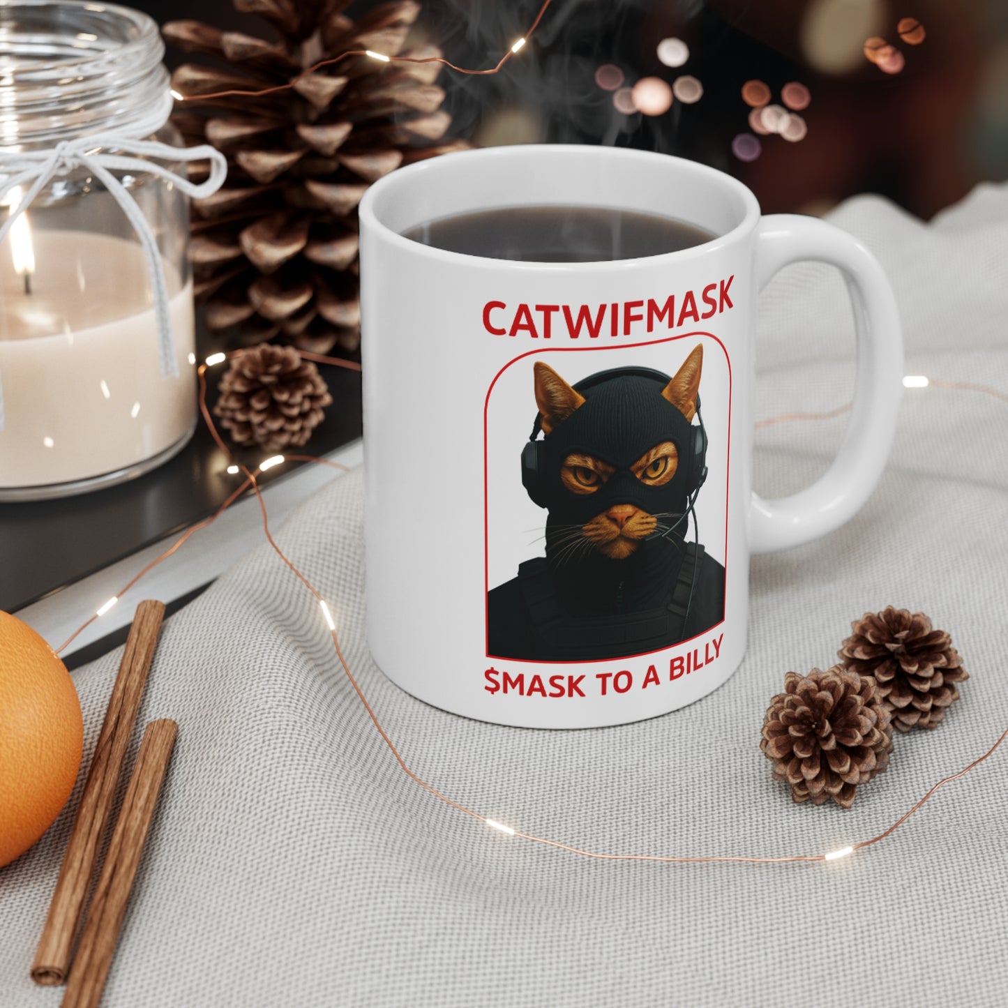 Funny Cat-Themed Mug, Gift for Cat Lovers, Unique Coffee Mug, Humor for Friends, Quirky Home Decor, Birthday Present
