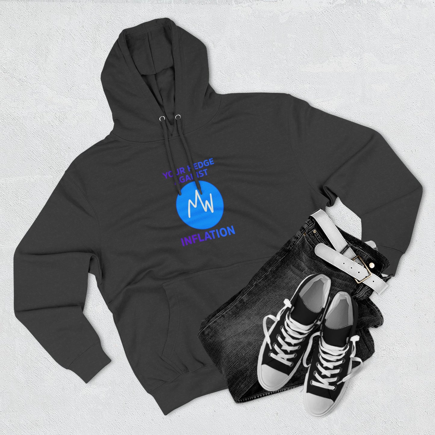 Inflation Defense Fleece Hoodie | Cozy Warmth for Every Occasion, Gift for Economists, Trendy Casual Wear