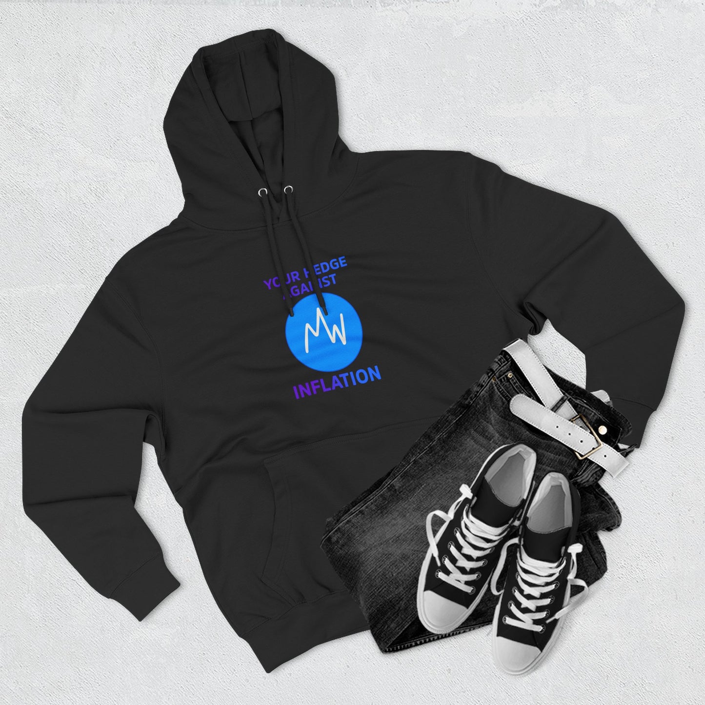 Inflation Defense Fleece Hoodie | Cozy Warmth for Every Occasion, Gift for Economists, Trendy Casual Wear