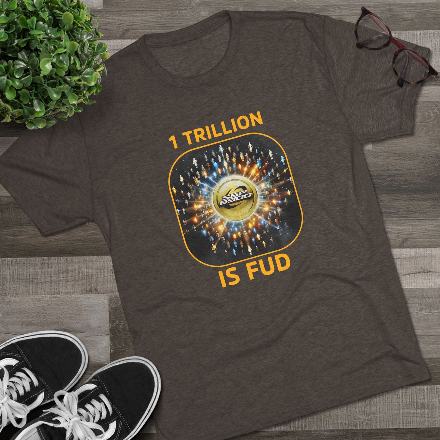 Cosmic Quote Crew Tee with Inspiring Vibes
