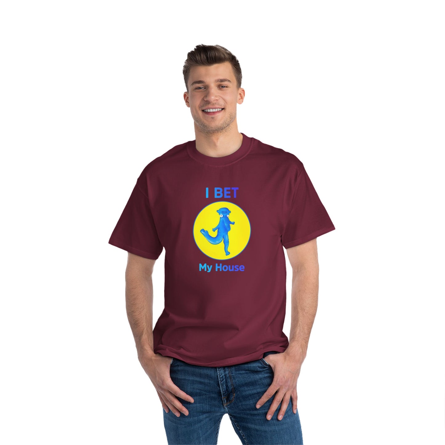 Bet My House T-Shirt, Funny Tee, Gift for Gamblers, Casual Wear, Unique Shirt for Friends, Humor T-Shirt