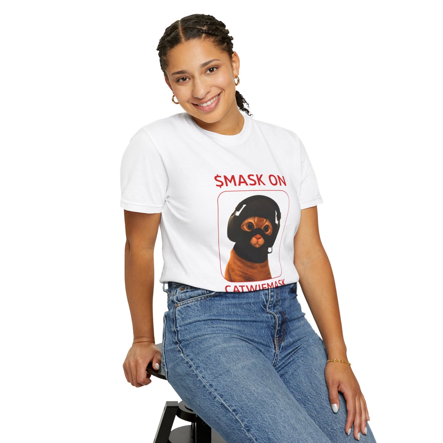 Funny Cat Graphic T-shirt, Casual Wear, Gift for Cat Lovers, Unisex Tee, Humor Shirt, Fun Pet Apparel