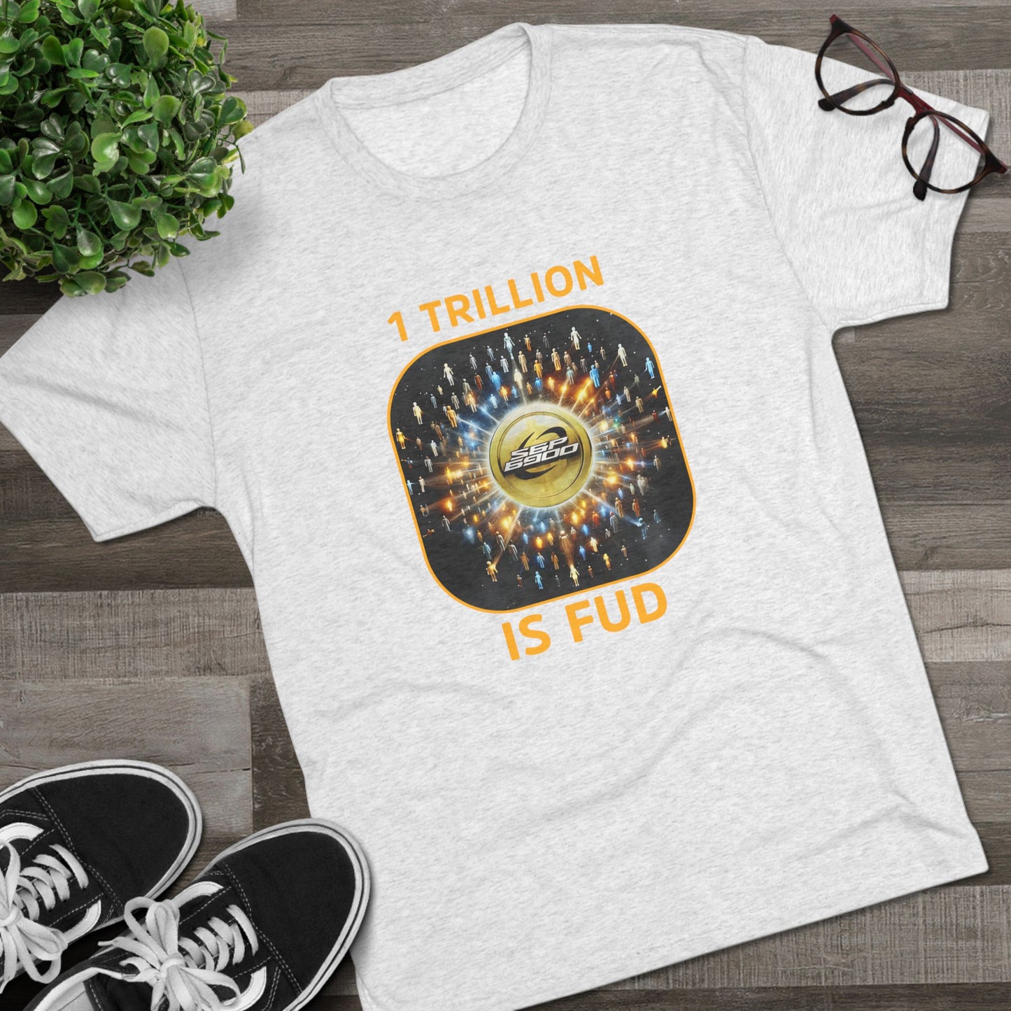 Cosmic Quote Crew Tee with Inspiring Vibes