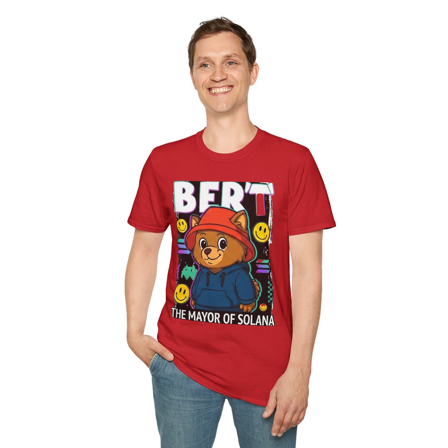 Bert 'The Mayor of Solana' Cute Bear Graphic T-Shirt
