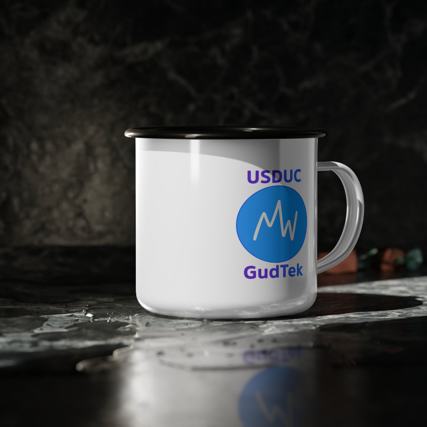 Personalized Enamel Camp Cup, Outdoor Adventure Mug, Camping Drinkware, Travel Cup, Unique Gift for Campers