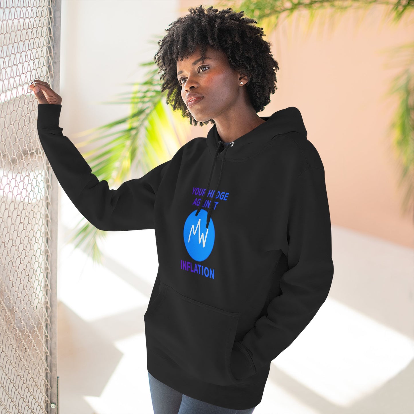 Inflation Defense Fleece Hoodie | Cozy Warmth for Every Occasion, Gift for Economists, Trendy Casual Wear