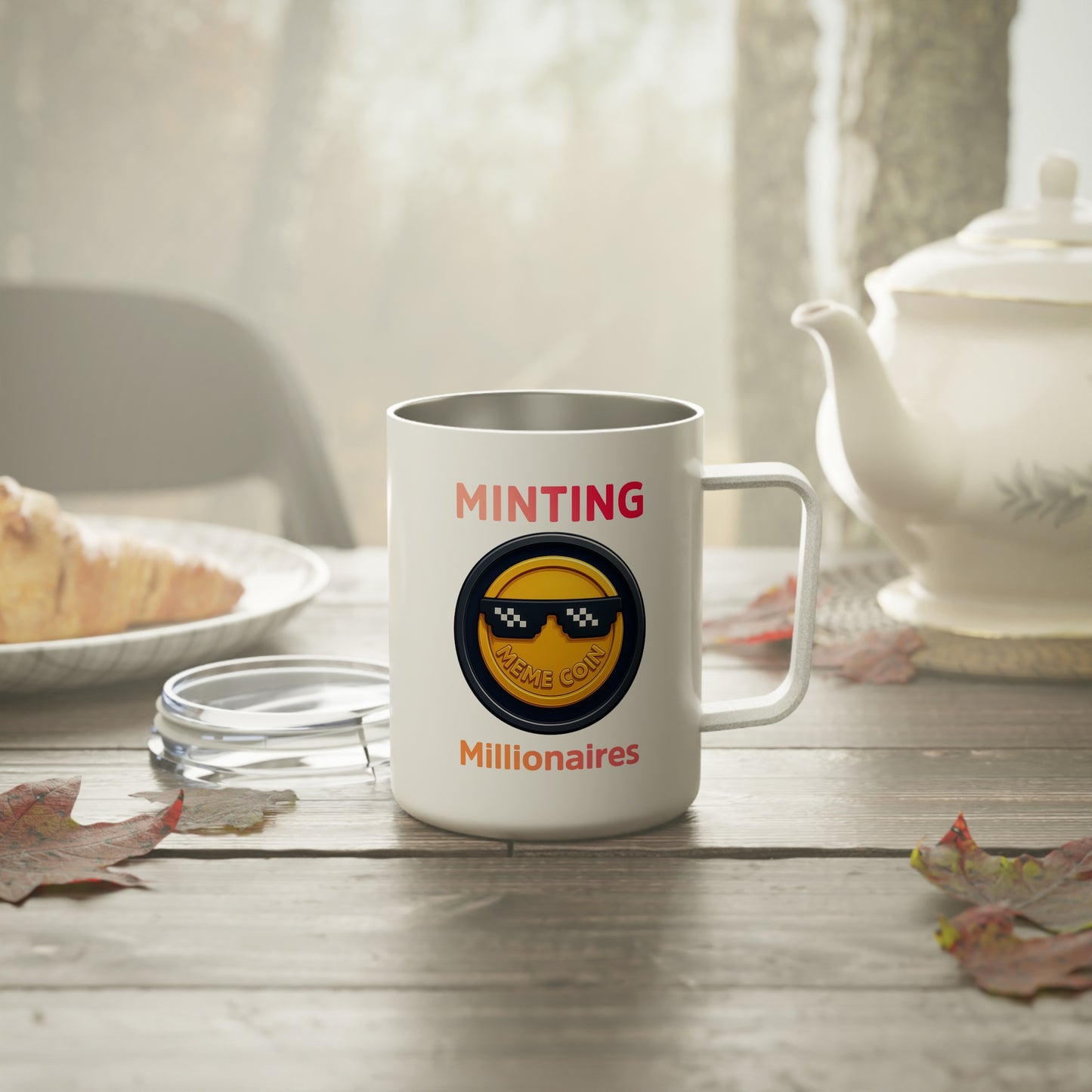 Insulated Coffee Mug, Funny Cat Gift, Pet Lover Mug, Coffee Lover Cup, Coffee Insulator, Unique Gifts for Cat Owners