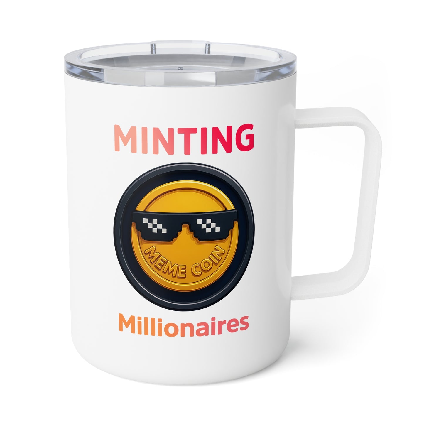Insulated Coffee Mug, Funny Cat Gift, Pet Lover Mug, Coffee Lover Cup, Coffee Insulator, Unique Gifts for Cat Owners