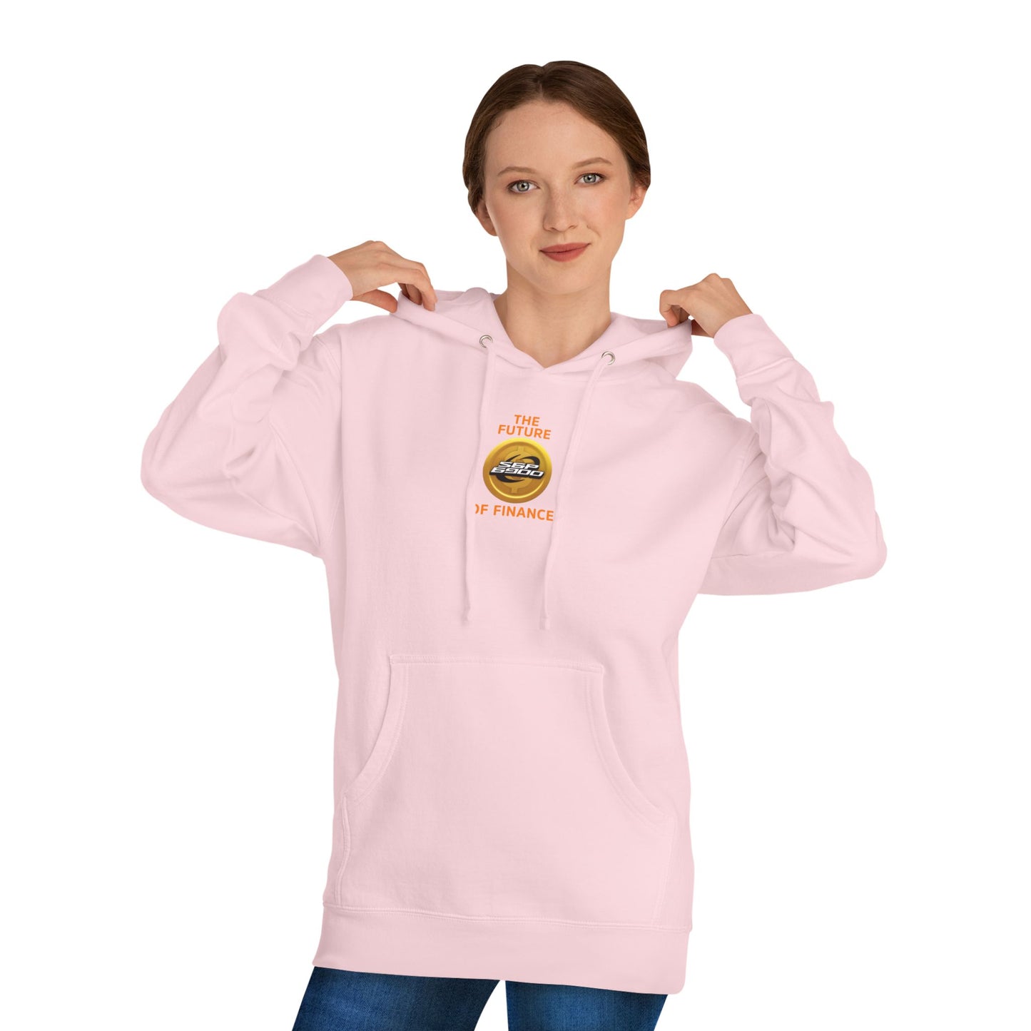 Trendy Unisex Hooded Sweatshirt - 'The Future of Finance' Design, Casual Wear, Gift for Crypto Lovers, Streetwear, Cozy Layering