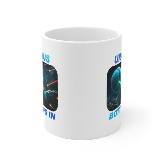 Uranus Bottom's In Coffee Mug - Fun Ceramic Cup for Space Lovers, Unique Gift for Dad, Astronomy Enthusiast, Quirky Home Decor, [...]