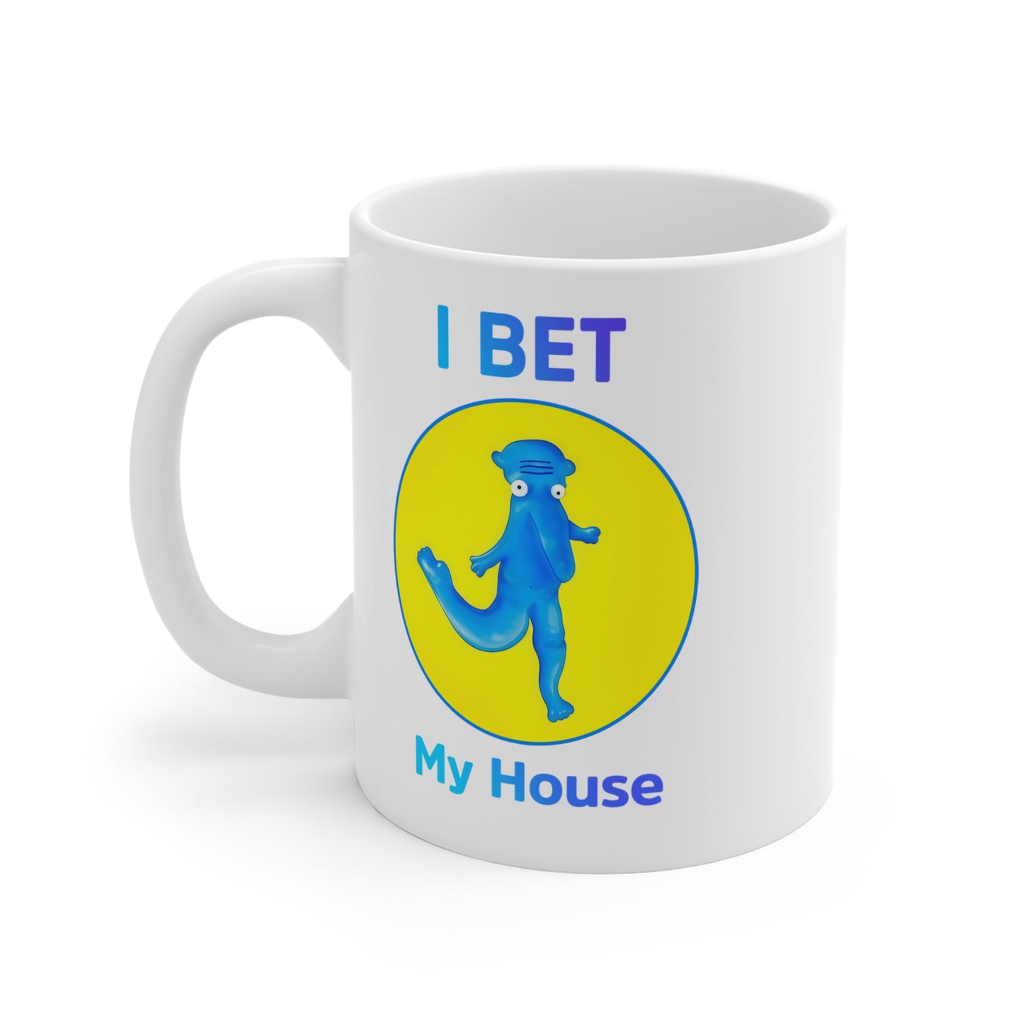 Playful Blue Otter Mug, Cute Coffee Cup, Fun Gift for Animal Lovers, Quirky Home Decor, Housewarming, Birthday, or Just Because