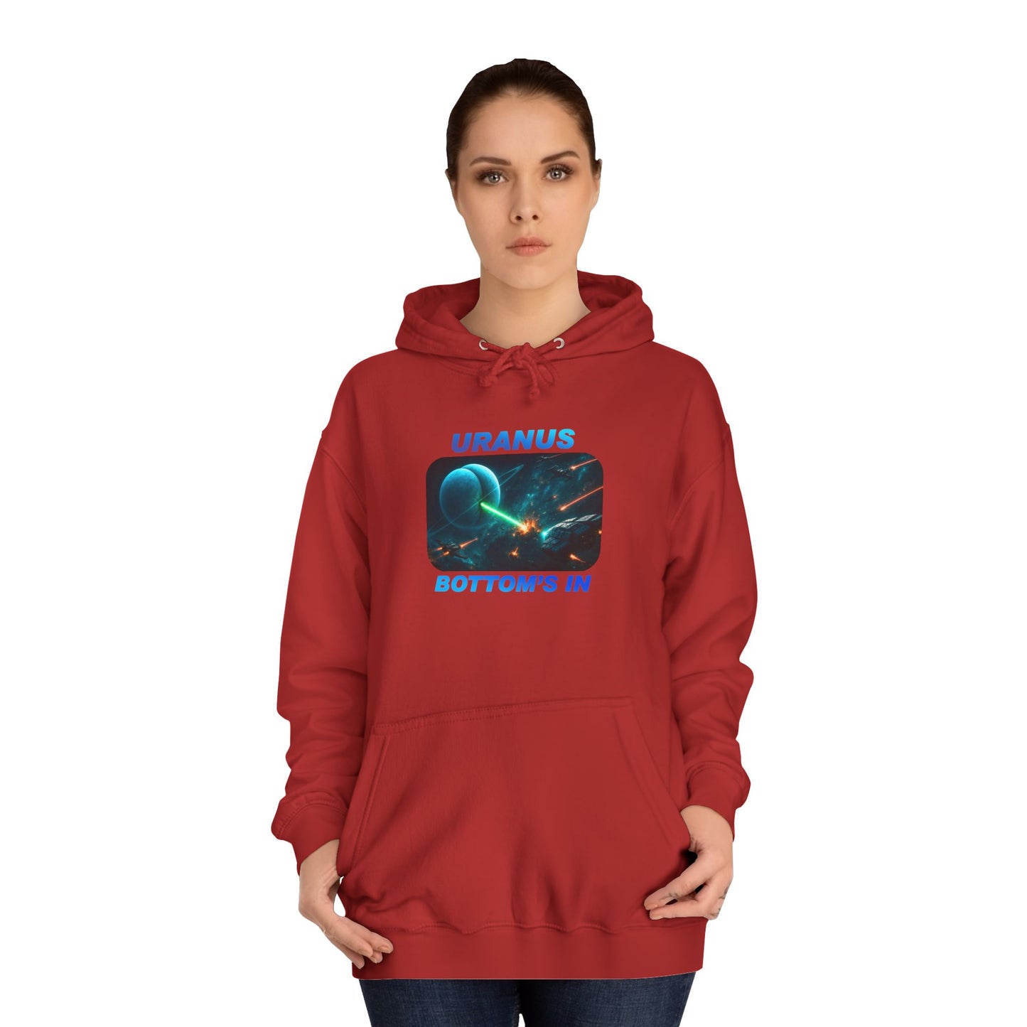 Unisex College Hoodie with Quirky Uranus Design, Funny Sweatshirt Gift for Students, Unique Gift for Science Lovers, Casual Wear, [...]