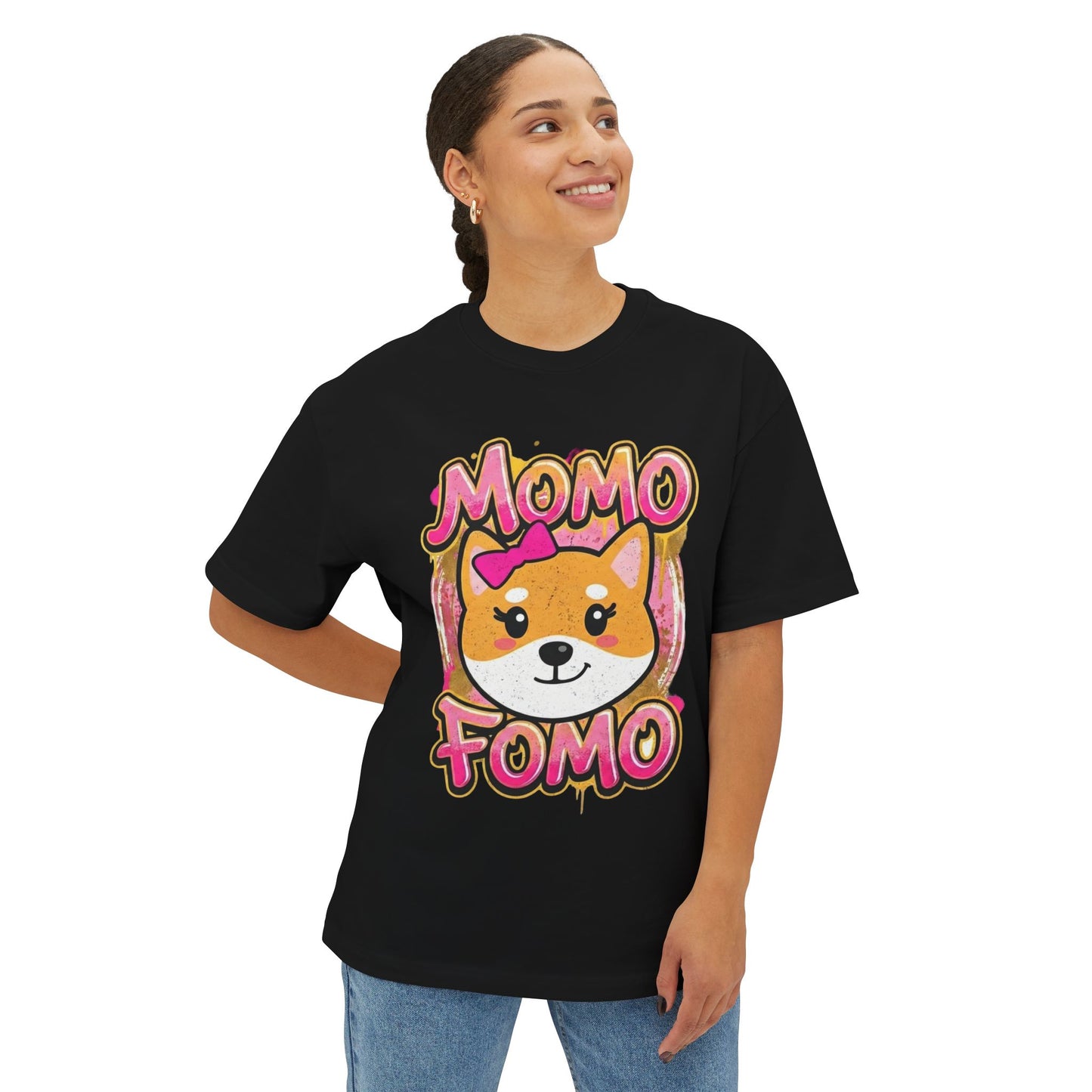 Momo Fomo Cute Shiba Tee
