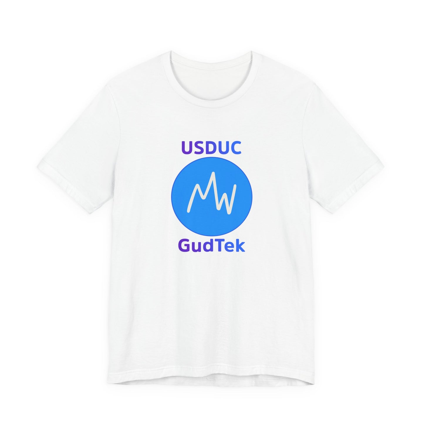 GudTek Unisex Jersey Tee, Casual Wear, Tech-Inspired Apparel, Gift for Him/Her, Trendy Graphic T-Shirt