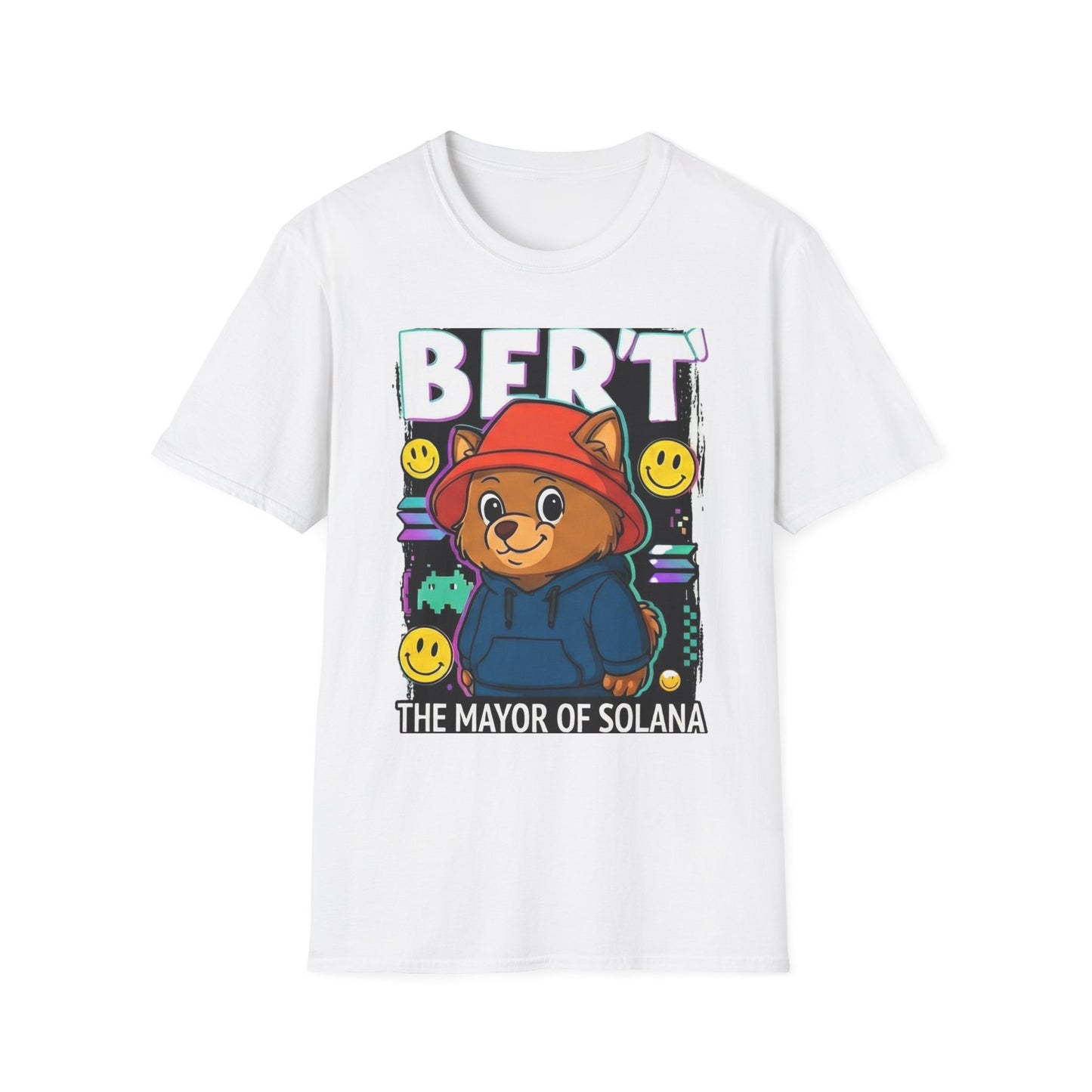 Bert 'The Mayor of Solana' Cute Bear Graphic T-Shirt