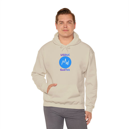 Unisex Heavy Blend™ Hooded Sweatshirt with GudTek Logo - Comfy Casual Outerwear for Everyday Wear, Gift for Tech Lovers, Cozy Layering [...]