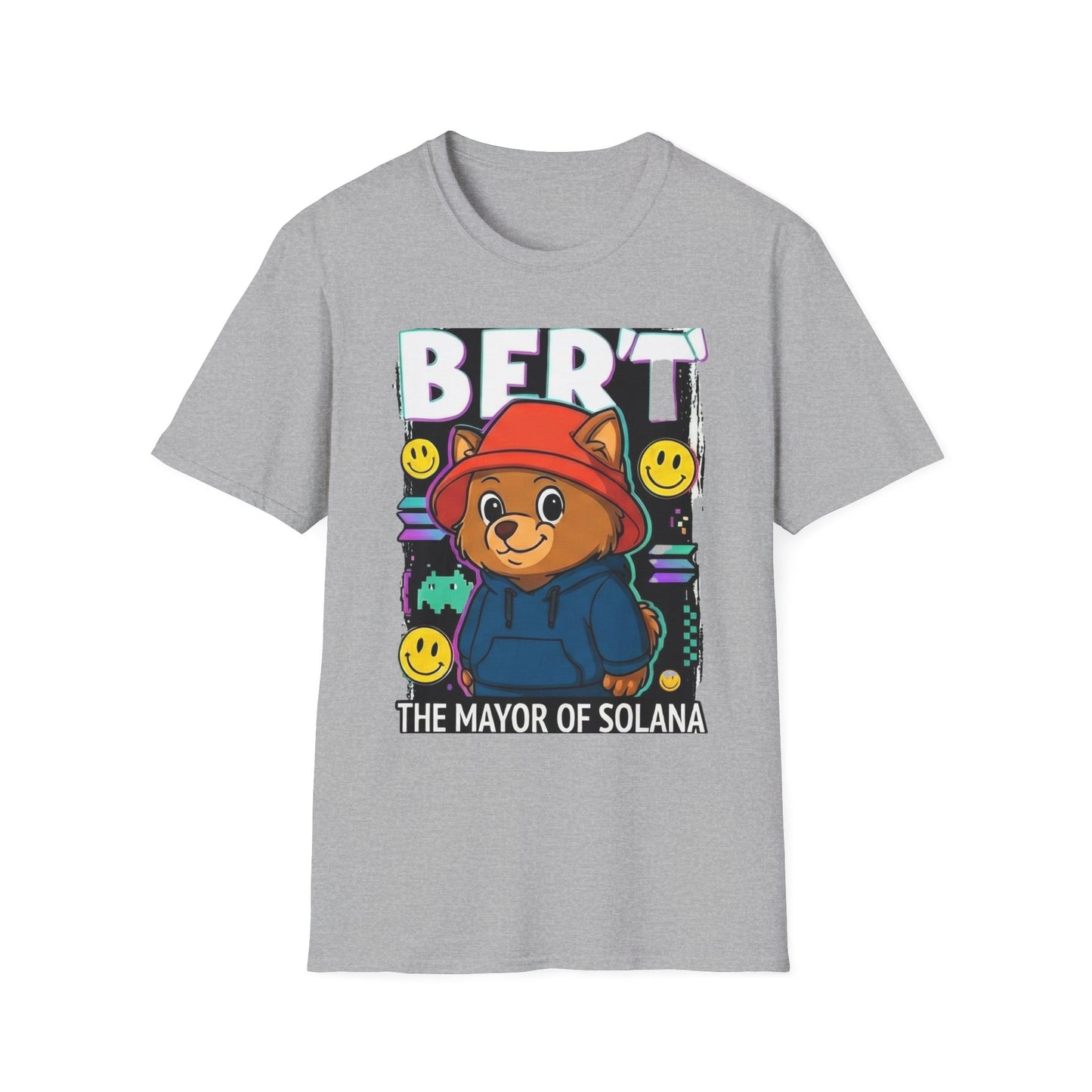 Bert 'The Mayor of Solana' Cute Bear Graphic T-Shirt