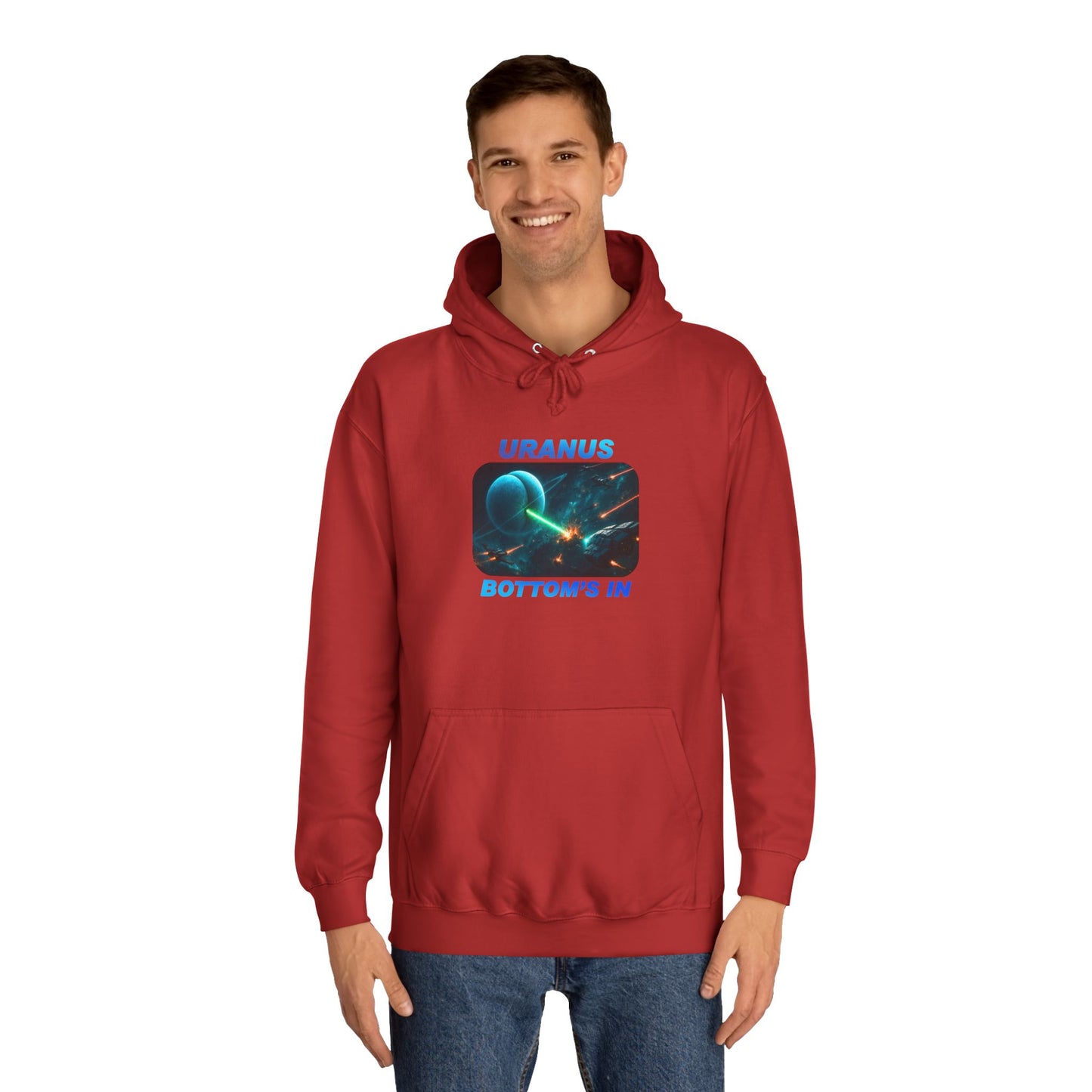 Unisex College Hoodie with Quirky Uranus Design, Funny Sweatshirt Gift for Students, Unique Gift for Science Lovers, Casual Wear, [...]