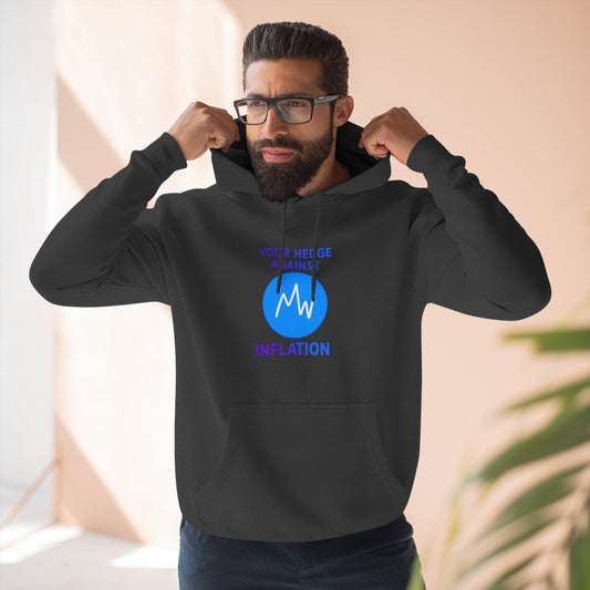 Inflation Defense Fleece Hoodie | Cozy Warmth for Every Occasion, Gift for Economists, Trendy Casual Wear