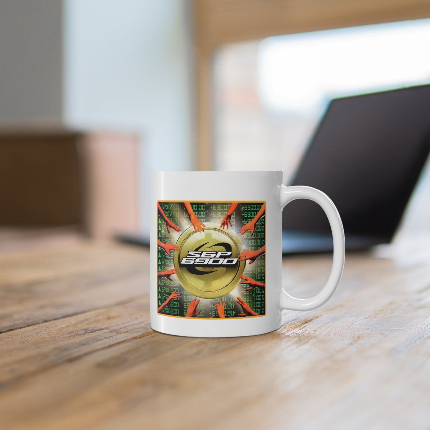 Crypto Enthusiast Mug, Trading Gift, Funny Coffee Cup, Market Analysis, Financial Motivational