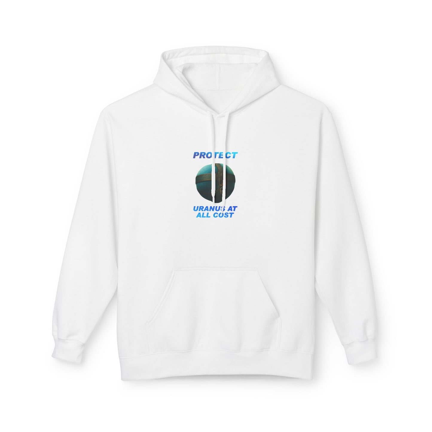 Protect Uranus Hoodie, Funny Space Hoodie, Unisex Fleece Sweatshirt, Unique Gift for Astronomers, Science Lovers, Quirky Apparel