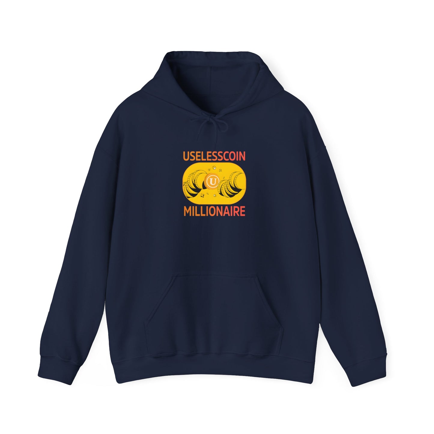 Uselesscoin Millionaire Hoodie, Trendy Sweatshirt for Crypto Lovers, Funny Gift for Crypto Enthusiasts, Casual Streetwear, Cozy Unisex [...]
