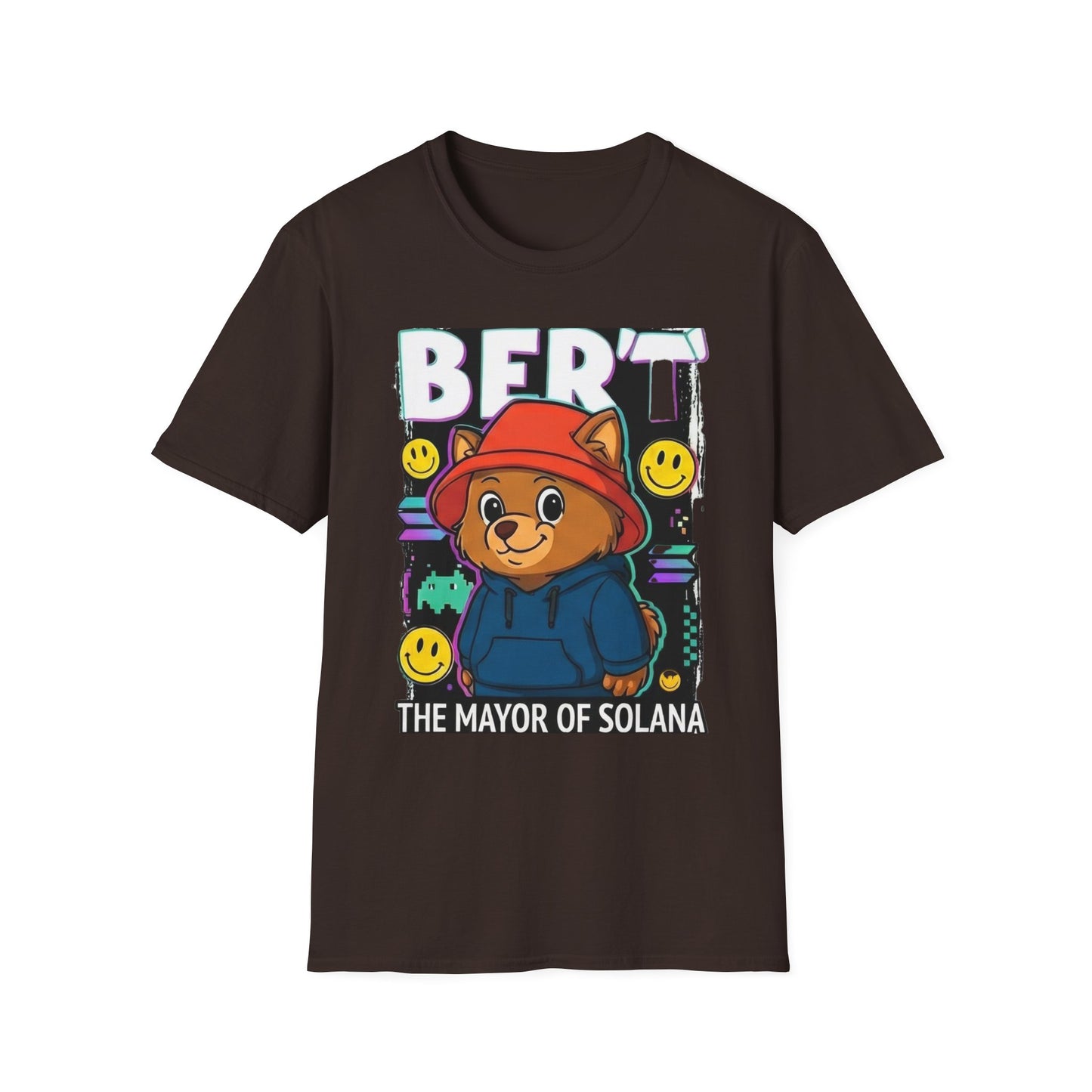 Bert 'The Mayor of Solana' Cute Bear Graphic T-Shirt