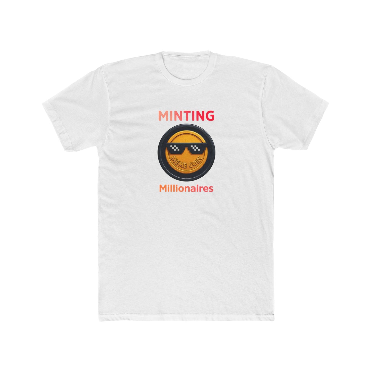 Minting Millionaires Unisex Cotton Crew Tee, Cryptocurrency T-Shirt, Funny Gift for Crypto Lovers, Bitcoin Merch, Unique Casual Tee