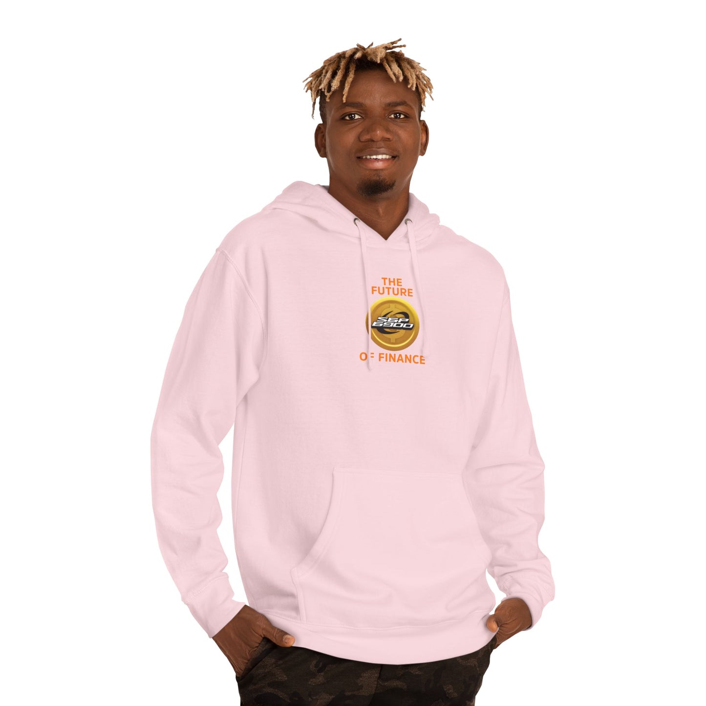 Trendy Unisex Hooded Sweatshirt - 'The Future of Finance' Design, Casual Wear, Gift for Crypto Lovers, Streetwear, Cozy Layering