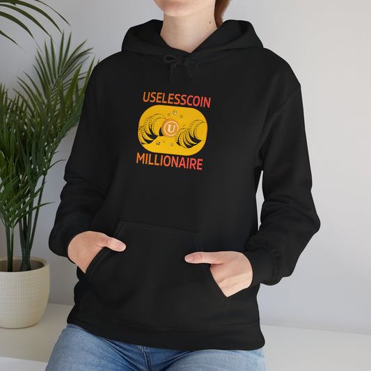 Uselesscoin Millionaire Hoodie, Trendy Sweatshirt for Crypto Lovers, Funny Gift for Crypto Enthusiasts, Casual Streetwear, Cozy Unisex [...]