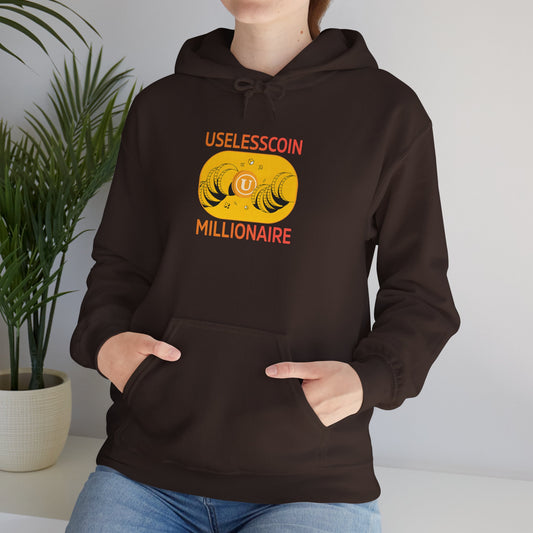 Uselesscoin Millionaire Hoodie, Trendy Sweatshirt for Crypto Lovers, Funny Gift for Crypto Enthusiasts, Casual Streetwear, Cozy Unisex [...]