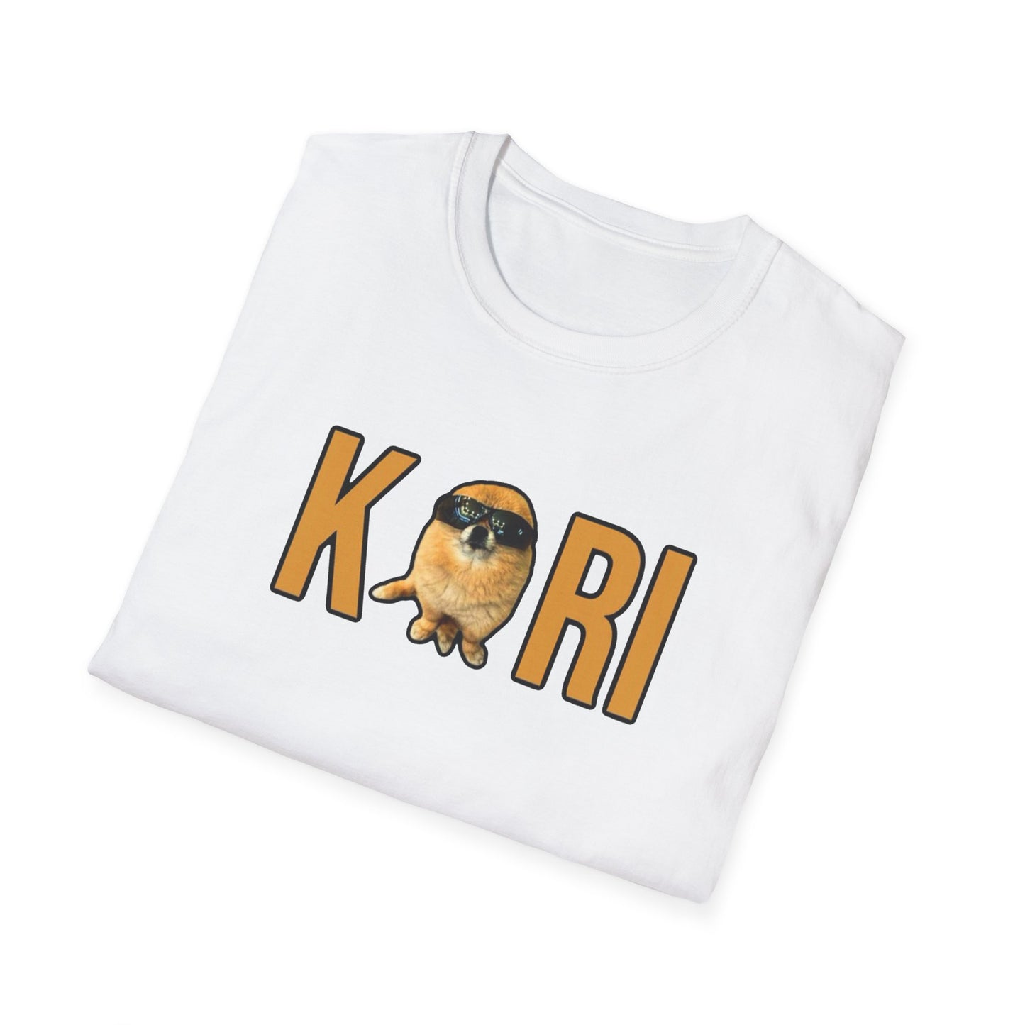 KORI Cute Animal Unisex Softstyle T-Shirt, Gift for Animal Lovers, Casual Wear, Trendy Tee, Birthday Gift, Summer Fashion