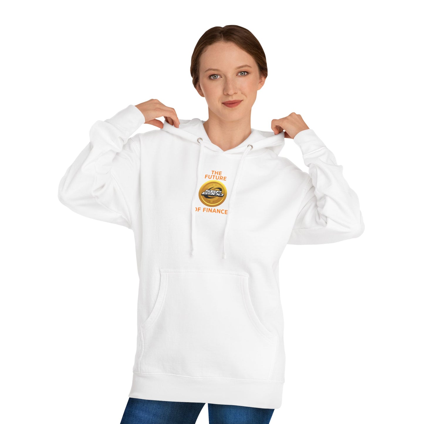 Trendy Unisex Hooded Sweatshirt - 'The Future of Finance' Design, Casual Wear, Gift for Crypto Lovers, Streetwear, Cozy Layering