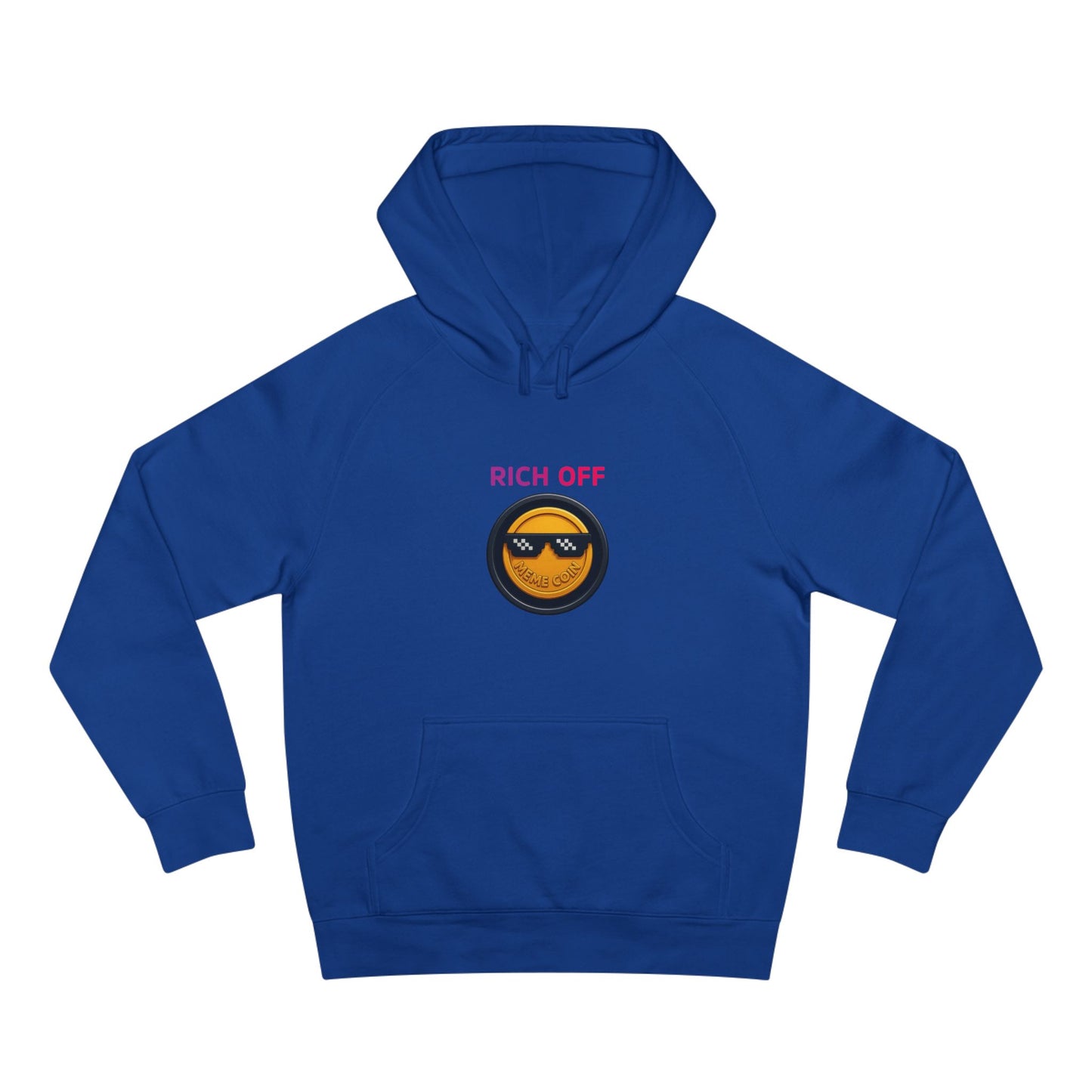 Trendy Unisex Hoodie with 'Rich Off' Design, Casual Streetwear, Gift for Him/Her, Comfortable Fashion, Ideal for Cozy Days