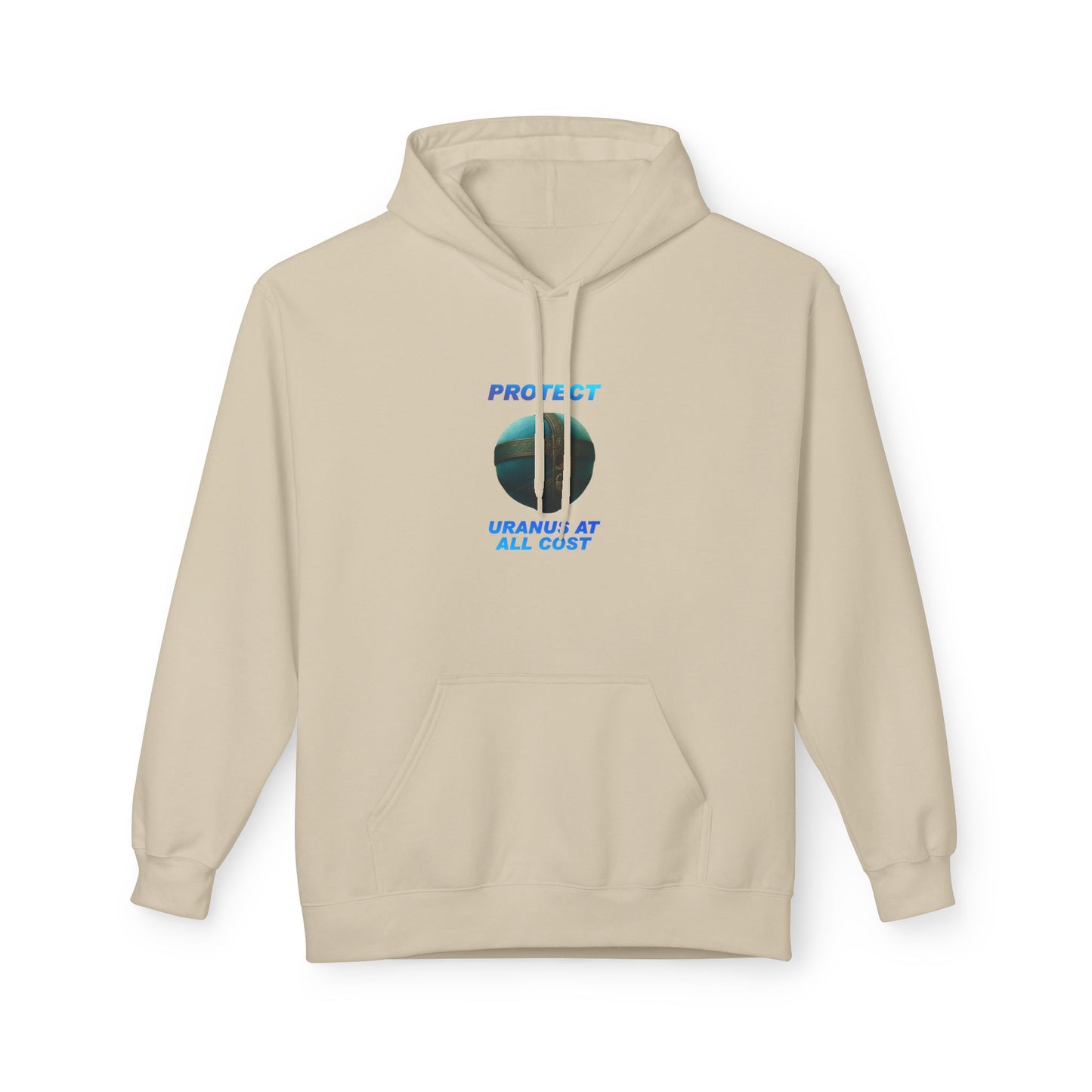 Protect Uranus Hoodie, Funny Space Hoodie, Unisex Fleece Sweatshirt, Unique Gift for Astronomers, Science Lovers, Quirky Apparel