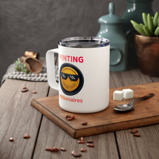 Insulated Coffee Mug, Funny Cat Gift, Pet Lover Mug, Coffee Lover Cup, Coffee Insulator, Unique Gifts for Cat Owners