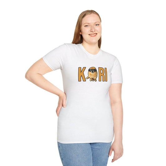 KORI Cute Animal Unisex Softstyle T-Shirt, Gift for Animal Lovers, Casual Wear, Trendy Tee, Birthday Gift, Summer Fashion