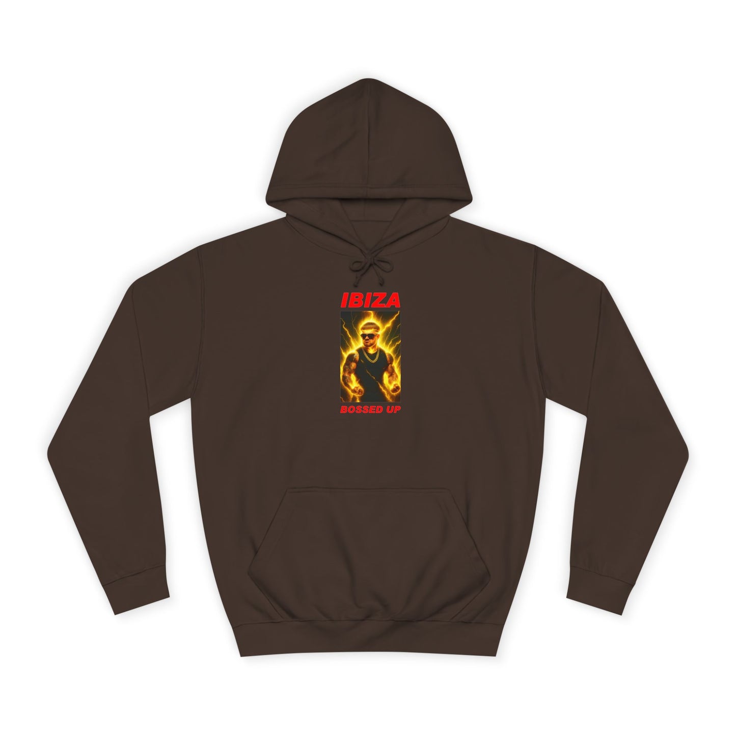 IBIZA College Hoodie, Unisex Sweatshirt, Festival Apparel, Retro Hoodie, Chill Vibes, Travel Gift, Music Lover Merch