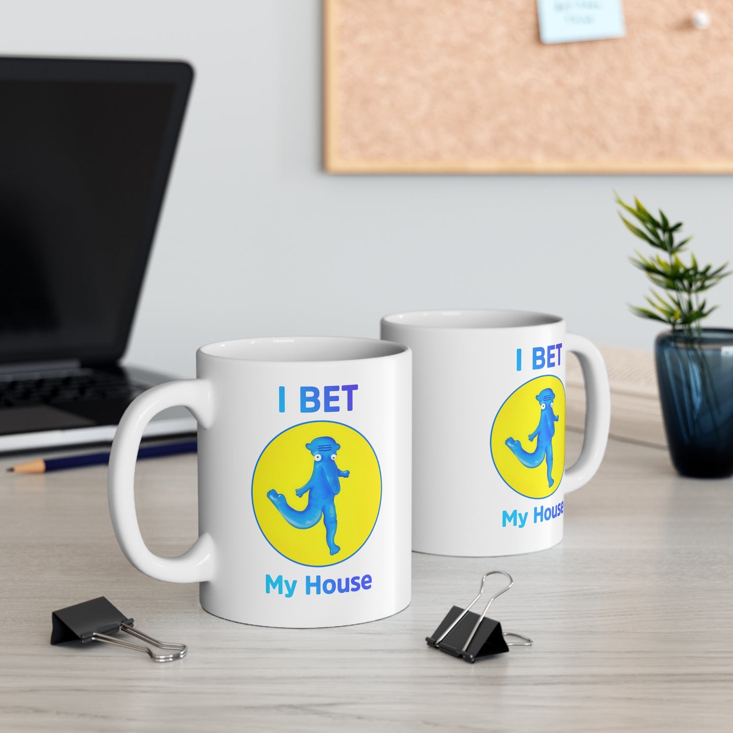 Playful Blue Otter Mug, Cute Coffee Cup, Fun Gift for Animal Lovers, Quirky Home Decor, Housewarming, Birthday, or Just Because
