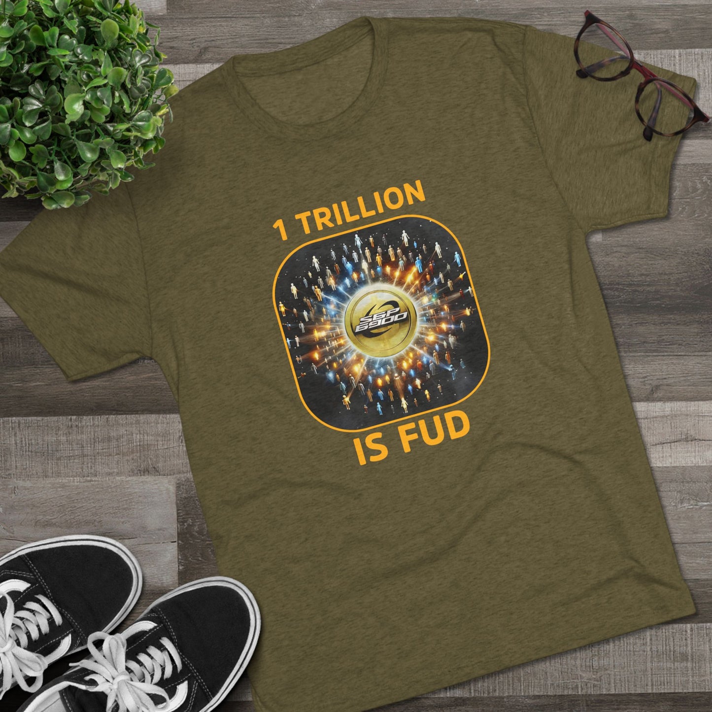 Cosmic Quote Crew Tee with Inspiring Vibes