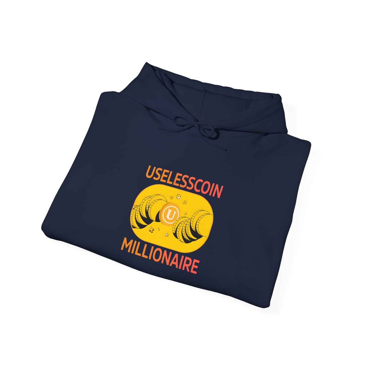 Uselesscoin Millionaire Hoodie, Trendy Sweatshirt for Crypto Lovers, Funny Gift for Crypto Enthusiasts, Casual Streetwear, Cozy Unisex [...]