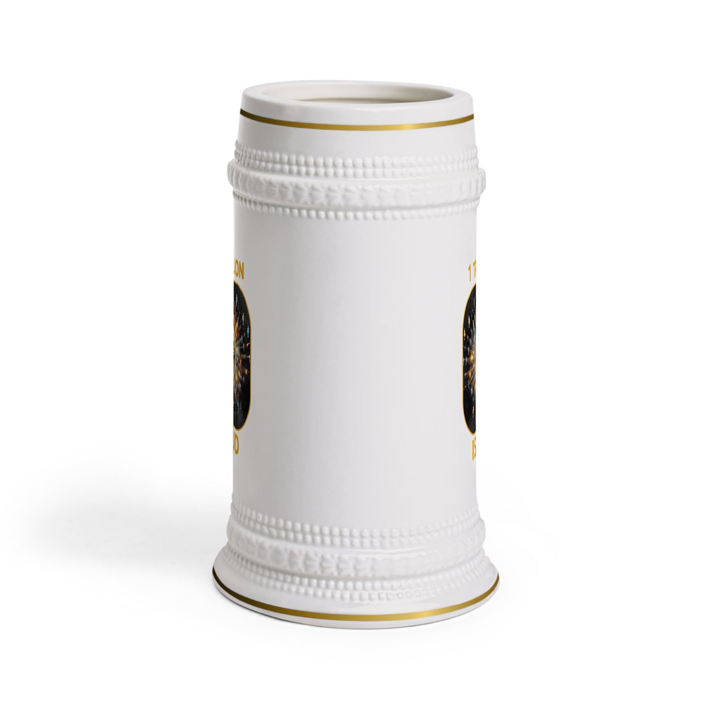 Trendy Beer Stein Mug | Unique Gift for Beer Lovers | Perfect for Parties, Anniversaries, Oktoberfest, or Housewarming