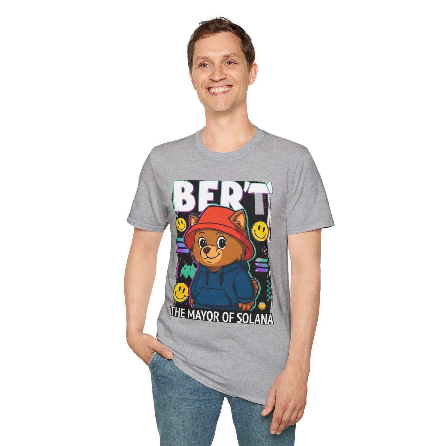 Bert 'The Mayor of Solana' Cute Bear Graphic T-Shirt