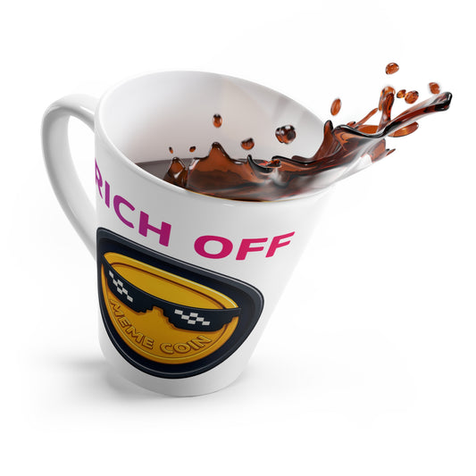 Fun Meme Latte Mug, Perfect Gift for Coffee Lovers, Unique Home Decor, Funny Office Mug, Cryptocurrency Enthusiast