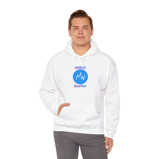 Unisex Heavy Blend™ Hooded Sweatshirt with GudTek Logo - Comfy Casual Outerwear for Everyday Wear, Gift for Tech Lovers, Cozy Layering [...]