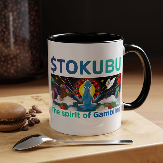 Gambling Spirit Coffee Mug, Accent Mug for Enthusiasts, Unique Gift for Gamblers, Playful Design for Daily Use, Fun Office Mug